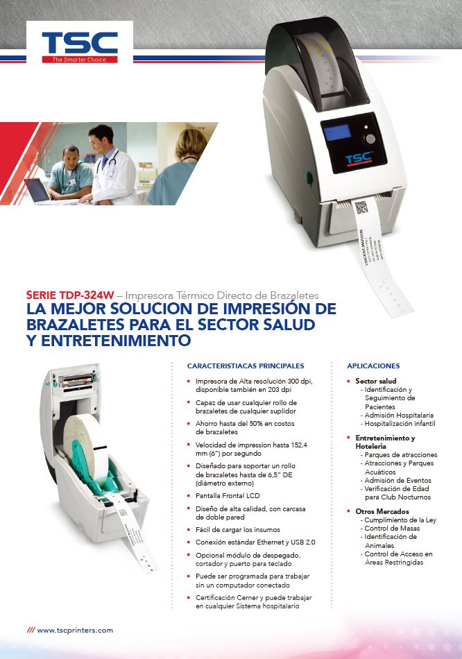 TSC TTP-225 Etiketten-Drucker Thermotransfer 203 X 203 Dpi Etikettenbreite Max. 60mm Usb Lan